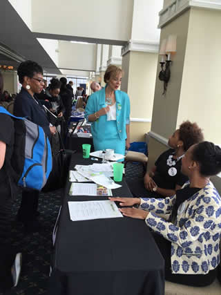Resources for Human Development Representative Julicia James and Taylor Thompson @ The 3rd Annual Job Fair for People with Disabilities